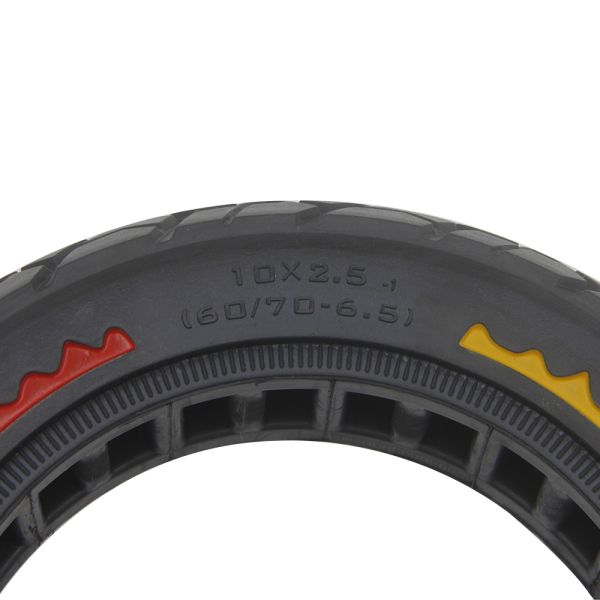 Tubeless 10 Inch Solid Scooter Tires Honeycomb Airless 10x2.5 Scooter Tires For Nine Bot G30 Max Electric Scooter Accessories