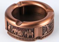 82*32MM Couleur bronze alliage de zin personnalisable portable métal moulage sous pression cendrier