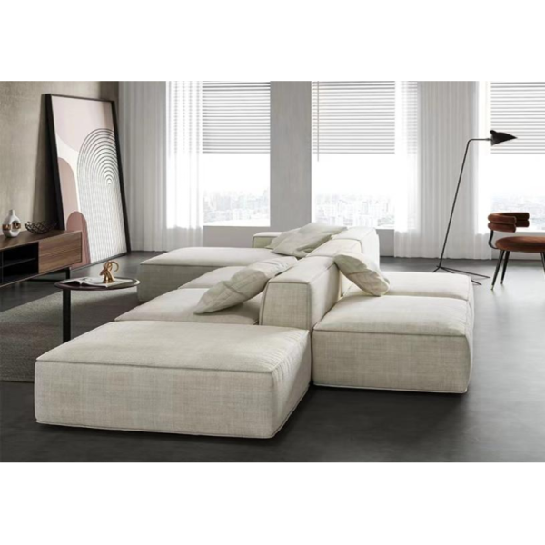 Home Leather Sofa Set Indoor Living Room Furniture