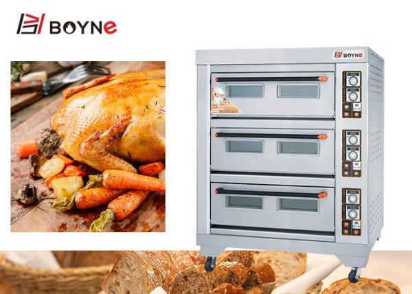 equipamento comercial da cozinha da padaria 19.8kw seis Tray Electric Baking Oven