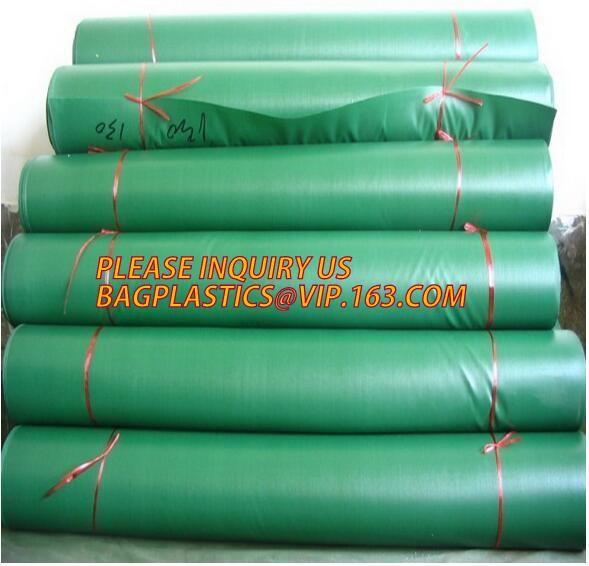 Outdoor Large Capacity Garden Gallon Waterproof Green Lawn PE Woven Waste Bags, Reusable Yard Waste Bags