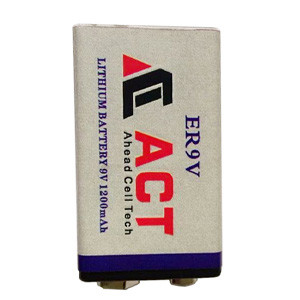 ER9V Light Weight Lithium Thionyl Chloride Battery with 10.8V Nominal Voltage 1200mAh Capacity and ﹣60℃～+85℃ Operating Temperature