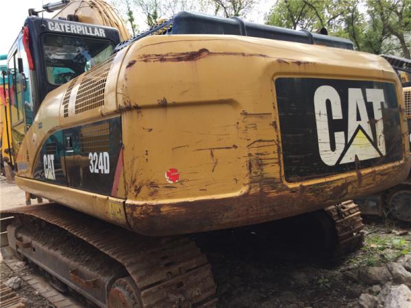 24T weight Used Crawler Excavator Caterpillar 324D C7 engine with Original Paint