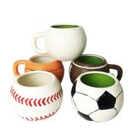 Coffee Mug: Football, Basketball, Baseball  Golf Ball Custom Ball Shape Ceramic Drinkware coffee Mug