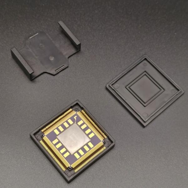 Espessura da bandeja 5.5mm do bloco do waffle do ABS única QFP de alta qualidade