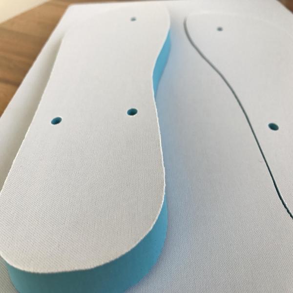 Custom Printed Logo Embossed EVA Sandal Sole with High Density 15mm Thickness for Unisex Flip-Flops