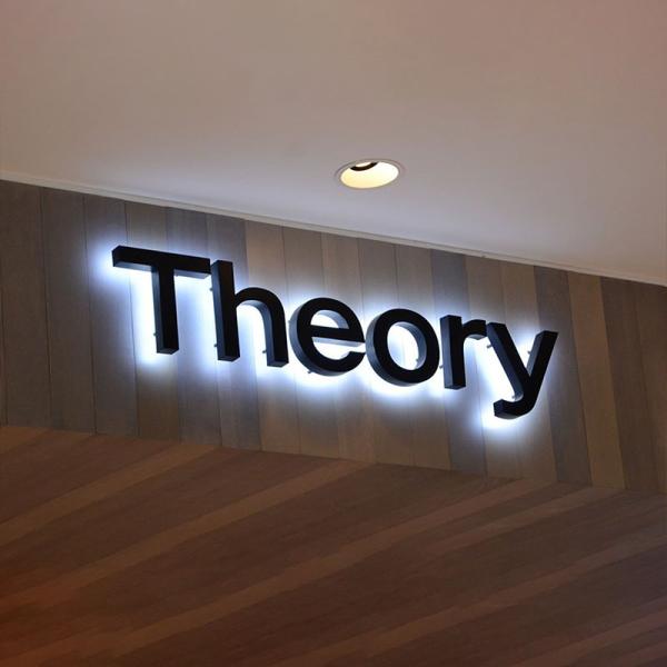 Офис Домашний декор Имя Логотип Бизнес LED Металлический знак Акрил LED Освещенный знак