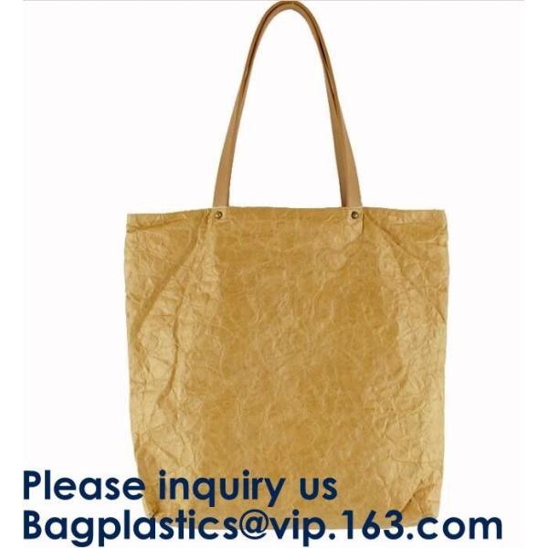 Tyvek Reversible Reusable Shopping Tote Beach Pool Travel Bag Ultra Soft FOLDABLE Material,Reusable Grocery Bag, Easily
