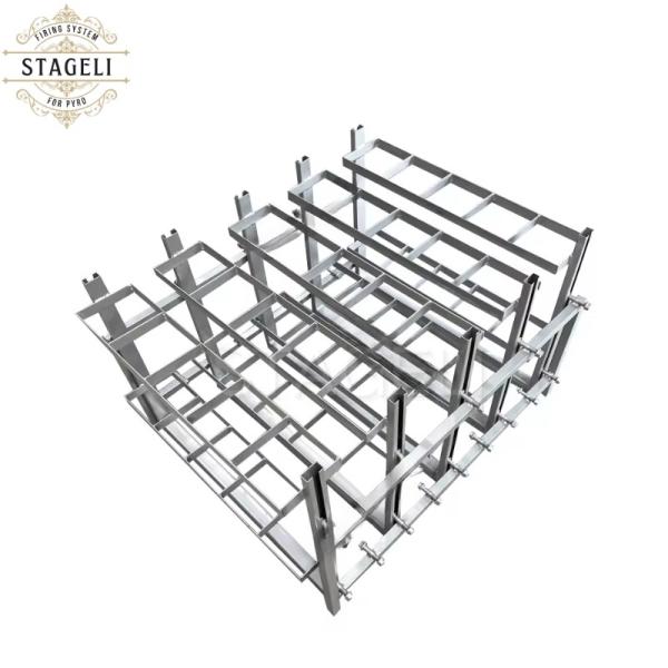 Aluminum Rocket /  Missile Firework Iron Racks Customizable
