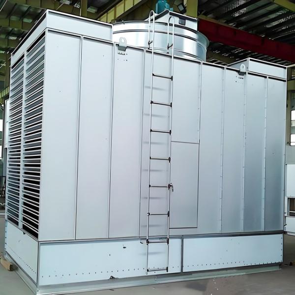 Industrial Fluids Cooling Customization Water-saving Counter-flow Type Closed Water Cooling Tower with 100000 KG Weight