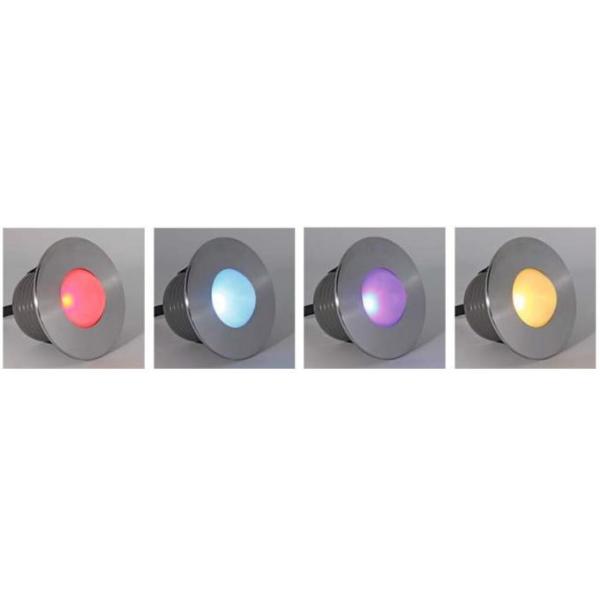 1* 2W or 3W IP65 Recessed LED Step Lights Indoor 316 SUS Stainless Steel Front Plate