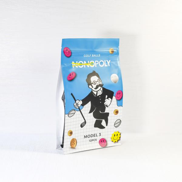 Reusable Eight Sided Sealing Bags For Sporting Goods Packaging With Recyclable Materials Bulk Orders Discounts.