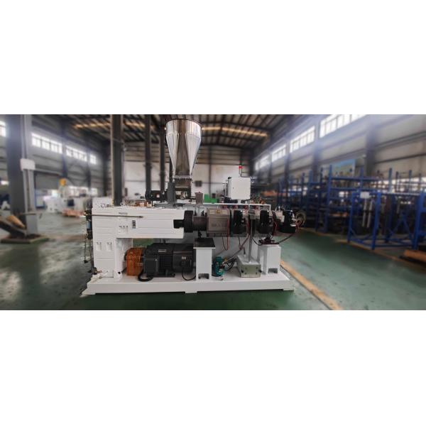 Shenzhen HYPET PVC Pelletizing Line With Twin Conic Extruder / PVC Granules Making With Conic Twin Screw Extruder Machine