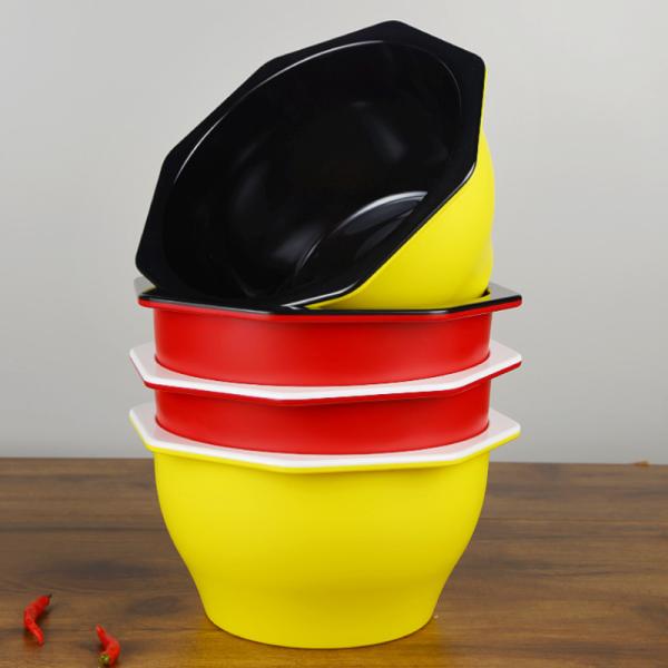 Eco Friendly Cooler Large Bar 10 Inch Melamine Ice Buckets For Party