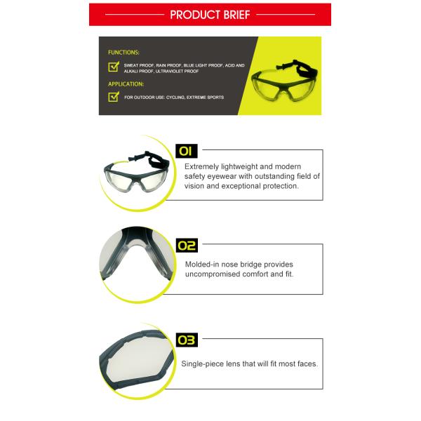 Научные загерметизированные изумленные взгляды безопасности ППЭ, свет защитных стекол протектора анти- голубой