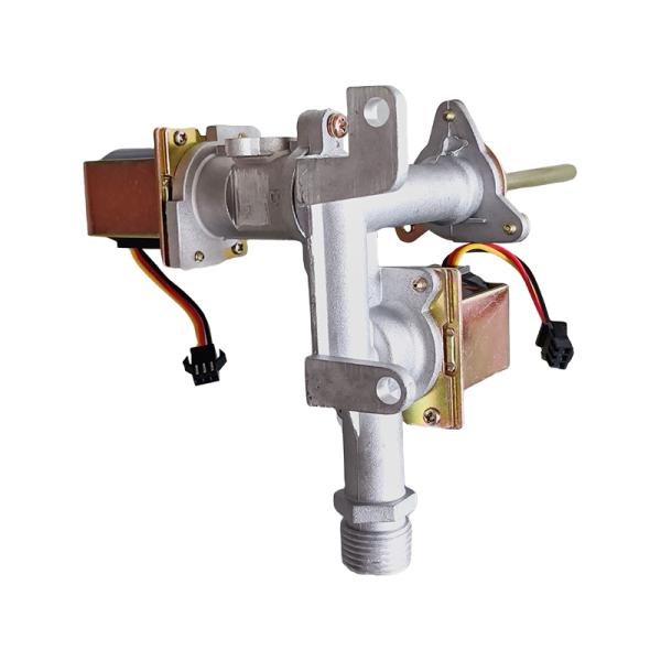 China Factory Gas Water Heater Parts Heat Exchanger Igniter Dual Valve Interlock Gas Valve Nozzle Accessories