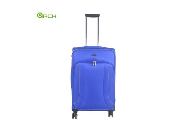 Tapestry Trolley Case Soft Sided Luggage with Double Spinner Wheels