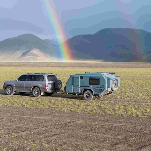Dual Dampers Off Road Trailer Customized Off Road Rv Trailer