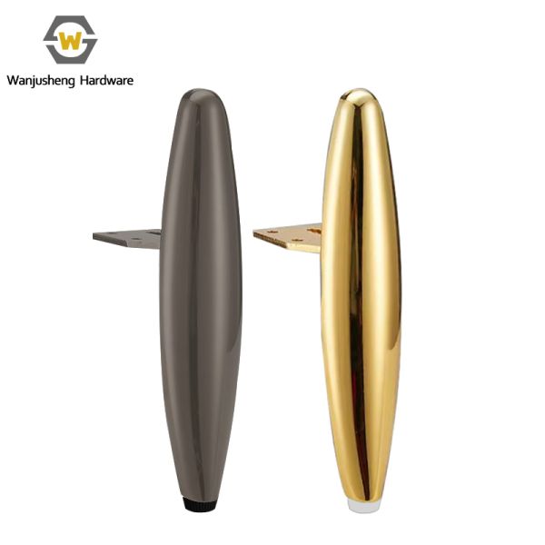 Wanjusheng Modern Iron  Metal Furniture Legs 150mm New Style Gold Sofa Bed Coffee Table Bedside Table Legs