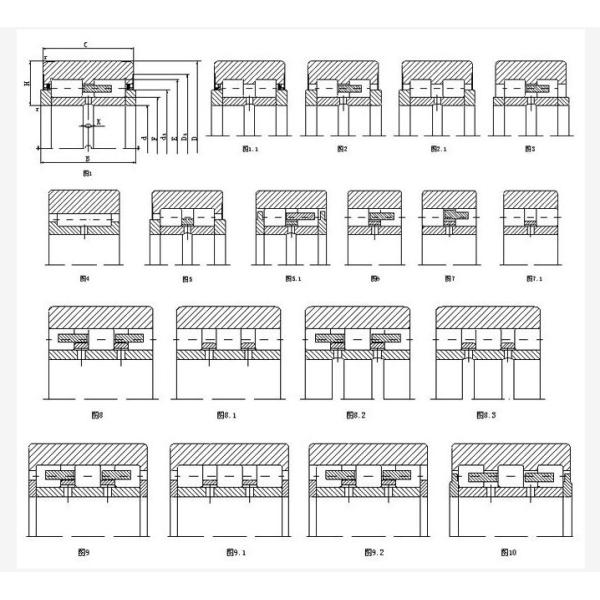 BCZ 0517 A Sendzimir Back - up Backing Bearing for Rolling Mill Cylindrical Roller Bearing