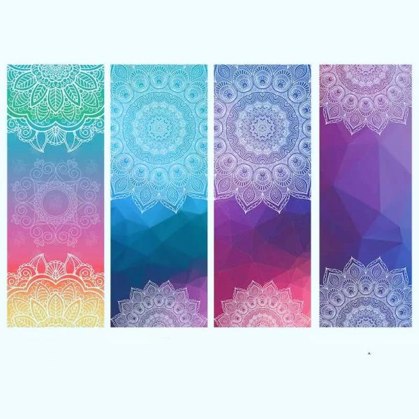 Hot Yoga Towel with Printing, Non-slip Portable Travel Yoga Mat Towel,Pilates Cover,Fitness Yoga Blanket/Hot Yoga Towel