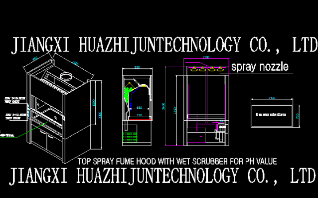 Custom  White Laboratory Fume Cupboard with Wet Scrubber  Manufacturers for Customized Requirements