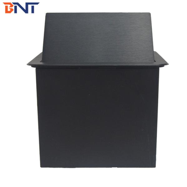 Aluminum Alloy  Furniture Flip Up Multimedia Jack  With 1*MIC  Configuration
