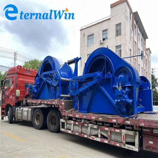 Подгонянная морская гидравлическая грузоподъемная машина с номинальной нагрузкой и скоростью ворота