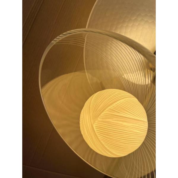 Factory Lighting Design Interiorstyle Branches Glass Chandelier Hand-Carved glass shade Chandelier