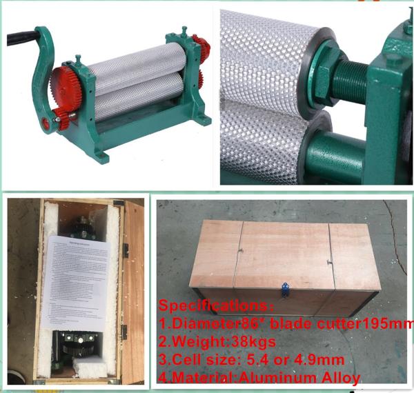 Aluminum Alloy Manual Beeswax Foundation Machine for Beekeeping