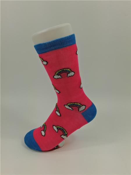 Sweat Absorbent Pure Cotton Socks For Kids , Eco - Friendly Organic Cotton Socks