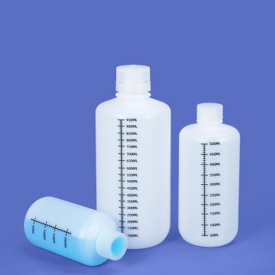 Narrow Neck Plastic Bottle With Scale Line Medicine Liquid Packaging Container