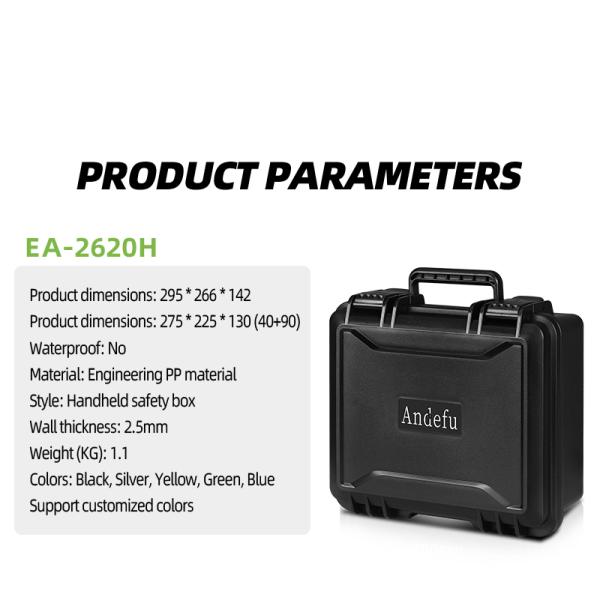 Custom Shockproof IP67 Waterproof Tool Case EA-2620H