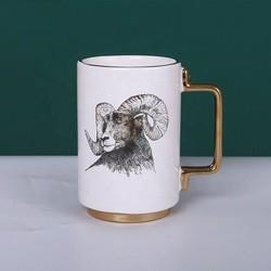 O copo de chá cerâmico do ODM do OEM, personalizou canecas cerâmicas para a decoração da casa