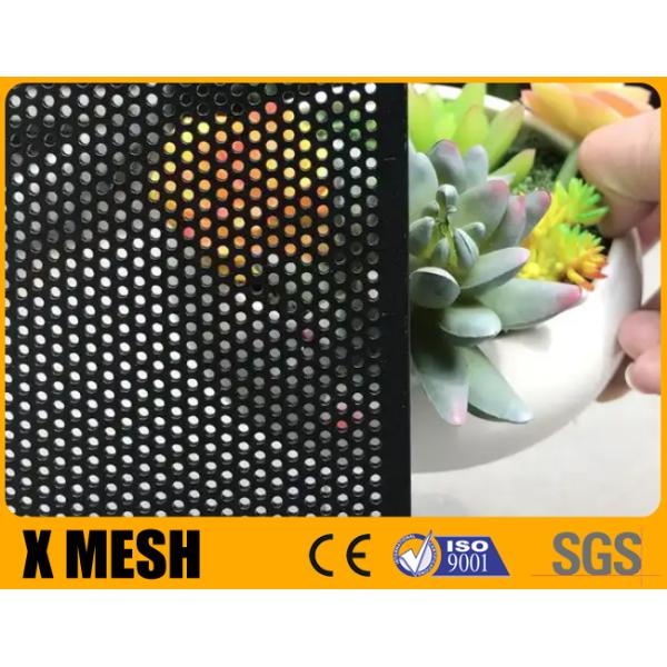 1Толщина 0,8 мм Перфорированная металлическая сетка Размер 2000 х 1000 мм