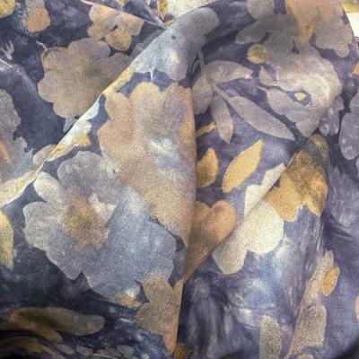 30S 32S 45S 3D Effect 100 Floral Digital Rayon Printed Viscose Rayon Fabric Woven Spun Rayon Challis Fabric