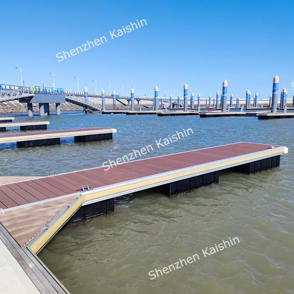 WPC Decking Floating Dock Aluminum Gangways Aluminum Marine Dock Ramps