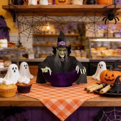 Halloween Candy Bowl with 25cm Width and Waterproof Design Made from Eco