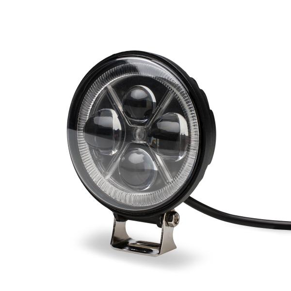 Round Blue BMW Angle Eye vehicle led work lamp 20V PC lens 7D HCW-L20289