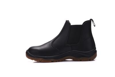 Genuine Leather Breathable Trainer Safety Shoes Anti Slip For Basic Workplace