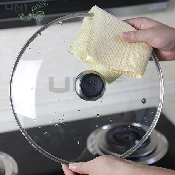 Spunlace lavável limpa os panos de limpeza reusáveis 130gsm da cozinha do rolo de toalha de papel
