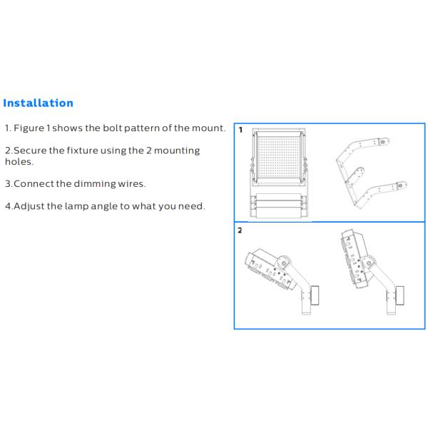 CERT de RoHs do CE da luz de inundação do diodo emissor de luz do brilho alto da série 600W de Dualrays F4 5 anos de garantia