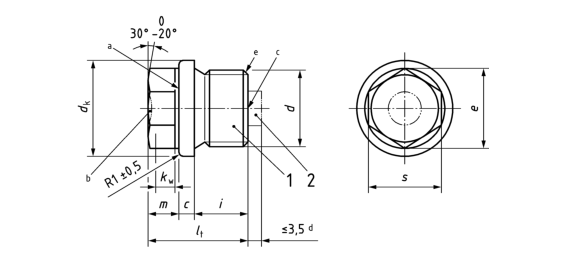 DIN910 Standard Hexagon Head Pipe Plug Carbon Steel Zinc Plated for Industrial Sealing