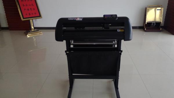 Black Color Sticker Cutting Plotter Machine Servo Motor 0.0245 Mm/S Esolution