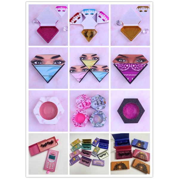 Black 3D Cruelty Free False Lashes , 25mm Vegan Fake Eyelashes