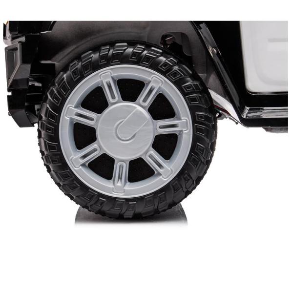 White Two-Seater 24V Plastic Electric Stroller for Children Aged 3-8 Max Loading 30kg