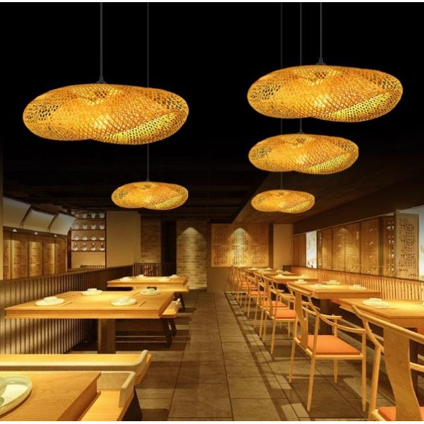 Bamboo Chandelier For Project Rattan Chandelier Retro Art Homestay Tea Room Living Room Bar Rattan Lamp