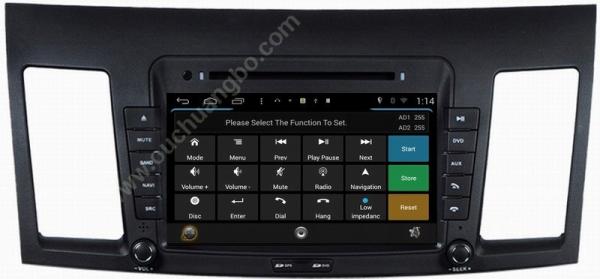 Ouchuangbo S160 Mitsubishi Lancer 2008-2011 audio DVD navi android 4.4 OS BT swc AUX USB