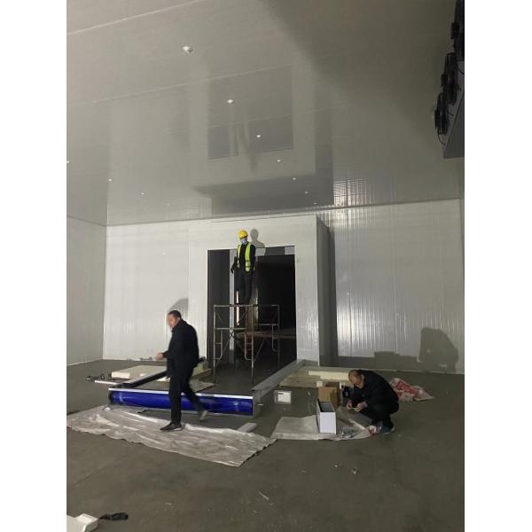 Панель холодильной комнаты холодильника цветная сталь / нержавеющая сталь PU сэндвич панель