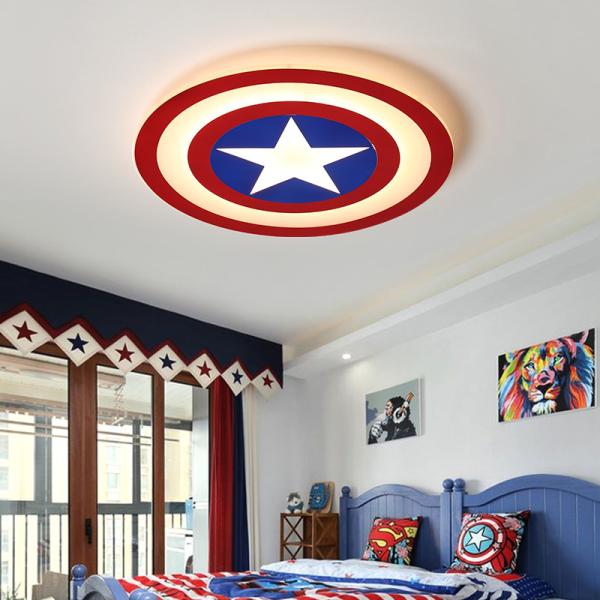 Kids LED Ceiling Lights Captain America with remote control ceiling lamp (WH-MI-131)